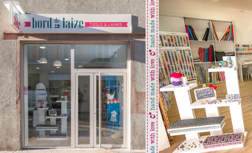 boutique ou sont prévue les cours de couture